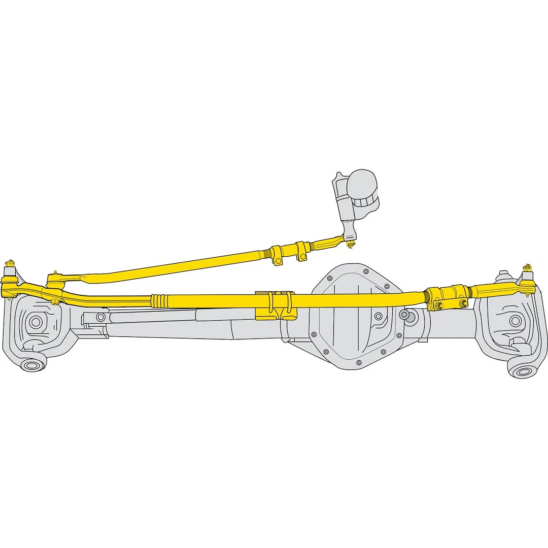 DS800981A – MOOG Tie Rod Assembly, OE Replacement - view 3